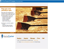 Tablet Screenshot of hometracker.com